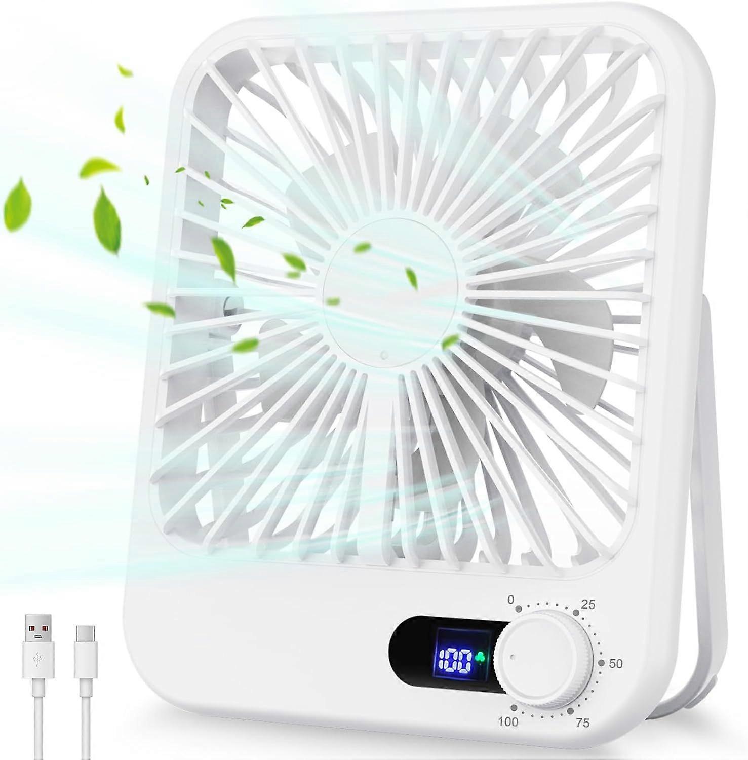 USB Rechargeable Personal Mini Desk Fan