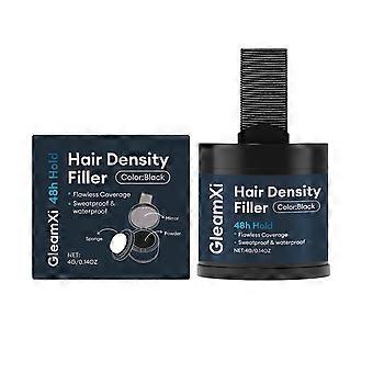 Hairline Filling Powder, 2pcs Black, Smooth Natural Hair Flow Modification For High Forehead Hairstyle