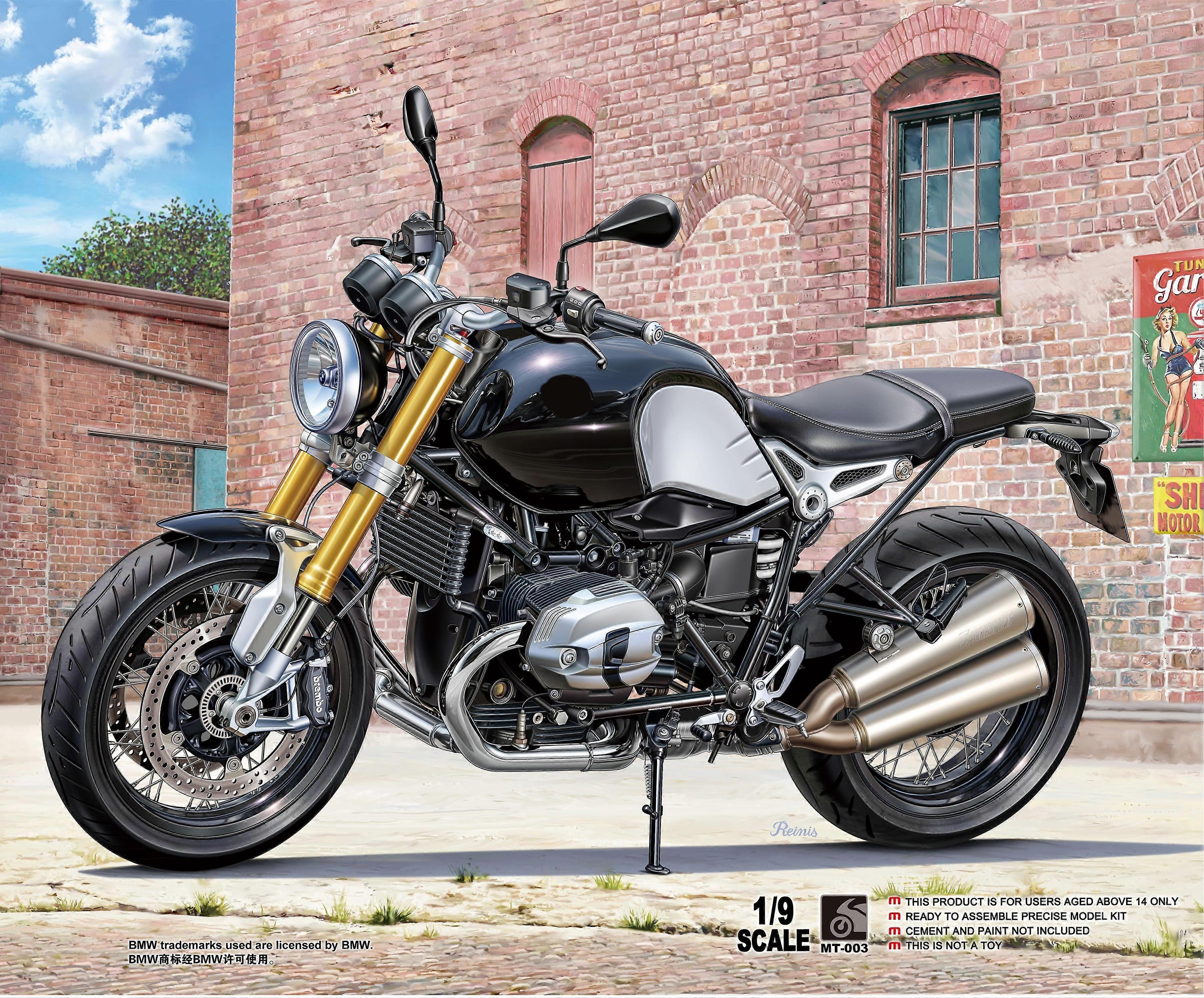 Meng Mt-003 1/9 Scale Motorcycle Series Plastic Model Kit
