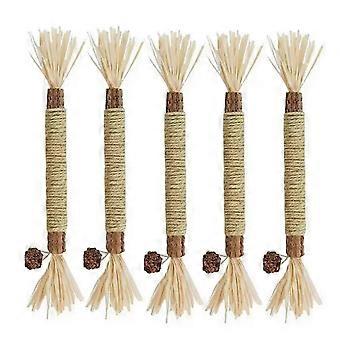 Cat Chew Stick Natural Silver Vine Stick Cats Oral Health Chew Toy Dental Stick for Cats Kittensa