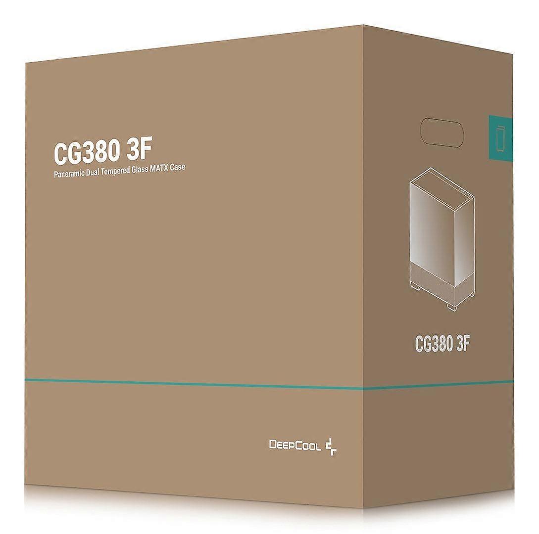 Deepcool CG380 3f Midi Tower Černá