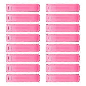 Pink Lipstick Tube for Storage Use 24Pcs Empty DIY Lip Balm Containers