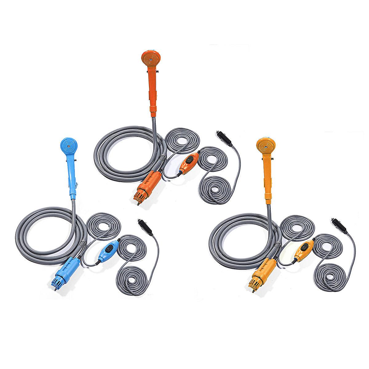 Portable 12v Car Water Shower Pump Set For Travel Trip Camp Rv Caravan Boat Kit