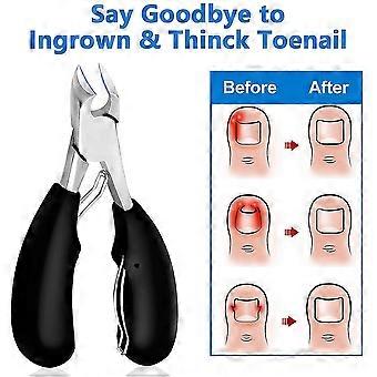 Podiatrist Toenail Clippers, Professionell Tjock & Ingrown Tå