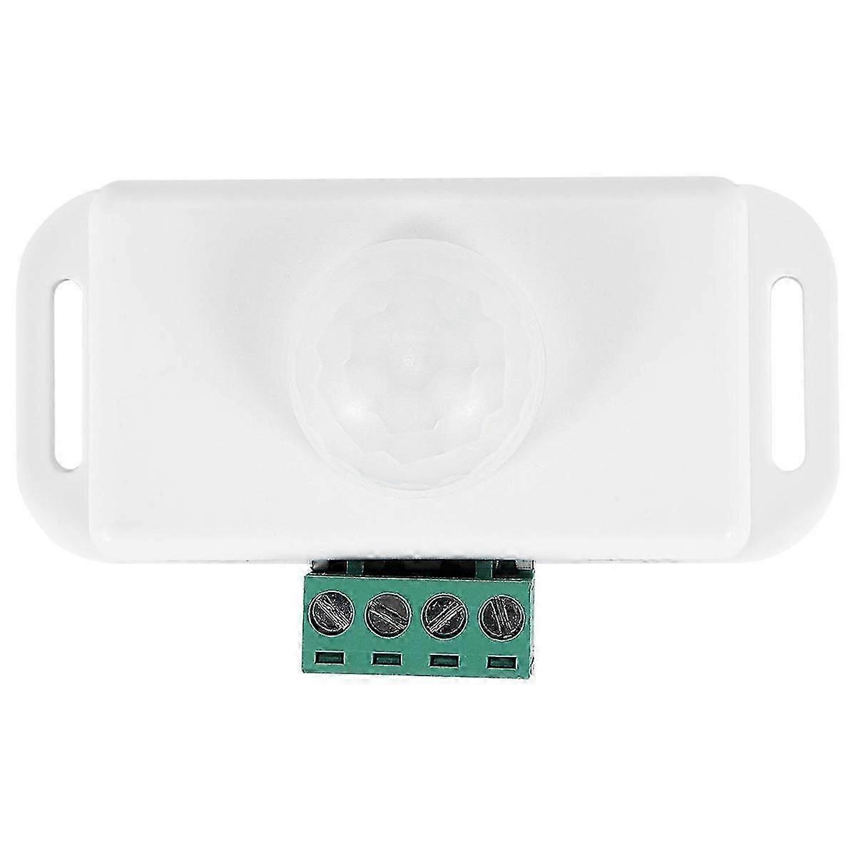 DC 12V 24V PIR Motion Sensor Motion Function Cotroller LED Switch Body Infrared Switch Motion Timer White for LED Strips