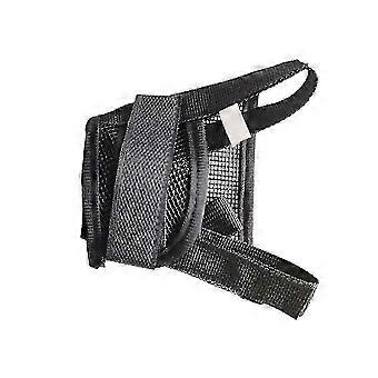 Bite Proof Dog Muzzle for Small Medium Dogs - Adjustable Bark Control, Breathable Mesh, Allows Drinking