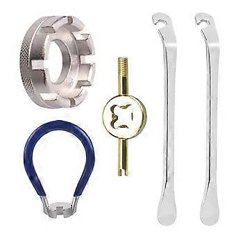 Knurled Spoke Wheel Wrench for Bicycle Wheel Maintenance, 8-Slot