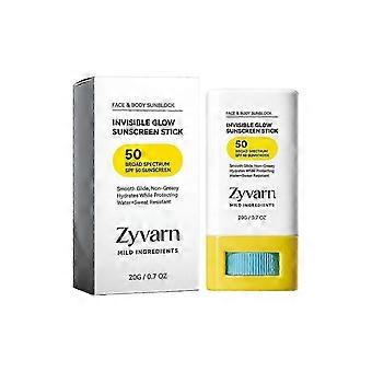 Clear Sunscreen Stick SPF 50, Vegan Face Sunscreen with Natural Finish