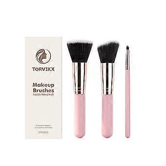TORVIKX Traceless Makeup Brush Set - The Soft And Comfortable Bristles Evenly Distribute The Powder To Create A Clear And Natural Makeup Look.