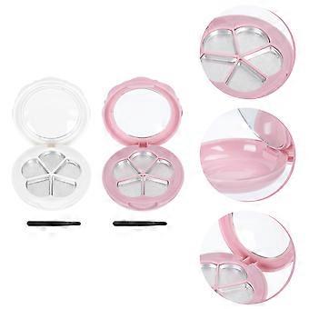 Empty Eyeshadow Container for Lipstick Storage with 2Sets Trays