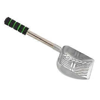 Kitten Sand Waste Scoop Metal Litter Cleaning Tool for Pets 2Pcsa