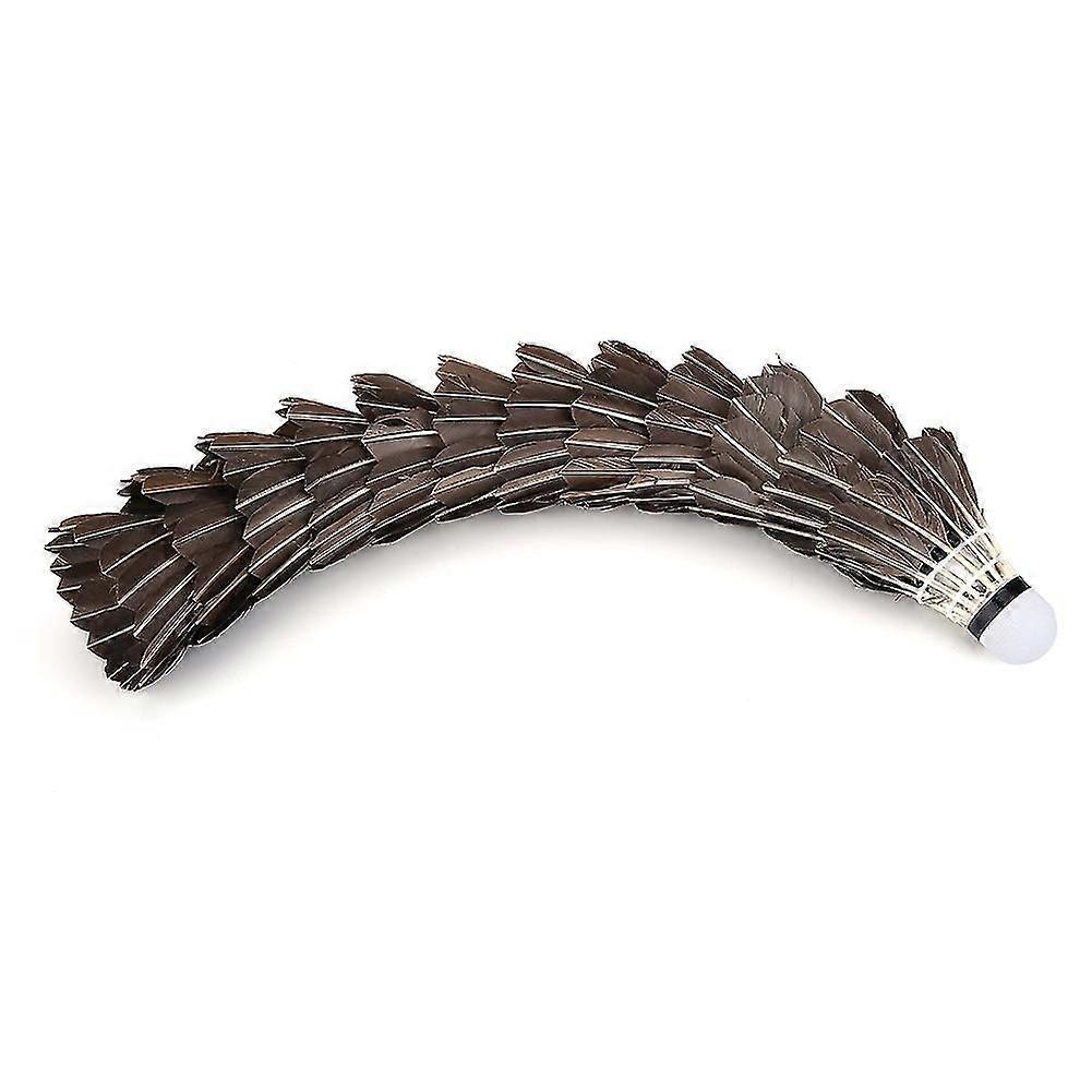 12Pcs Outdoor Feather Badminton Shuttlecocks 8.5x6cm Set