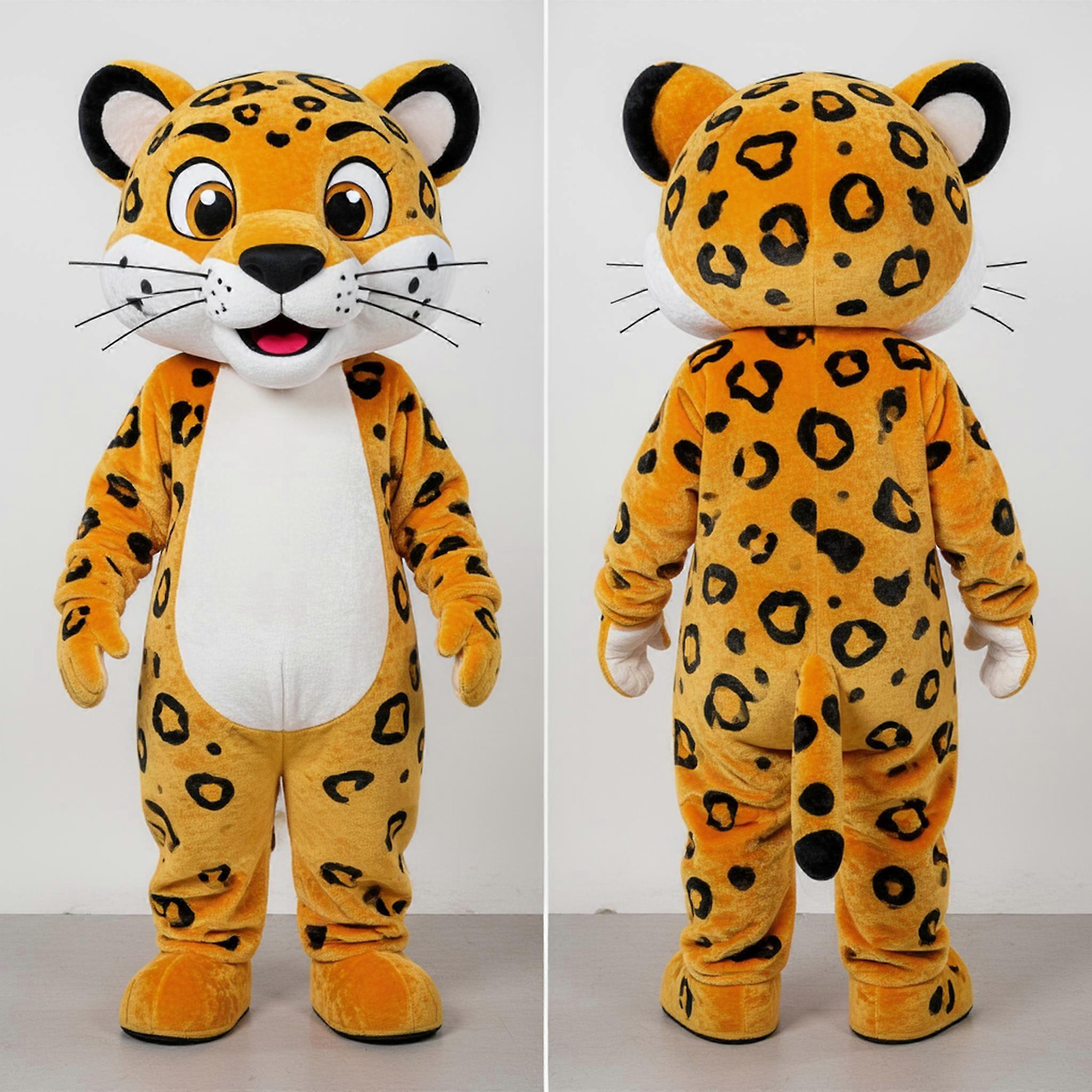 MASTICOT Golden Broad Shouldered Jaguar Mascot