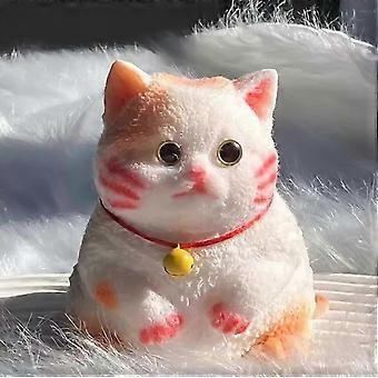 Grote Taba Kat, Handgemaakte Grote Kattenknuffel Taba, Stressverlichtend, Grappig, Schattig Zacht Kattenknuffel Stressspeeltje Cadeau