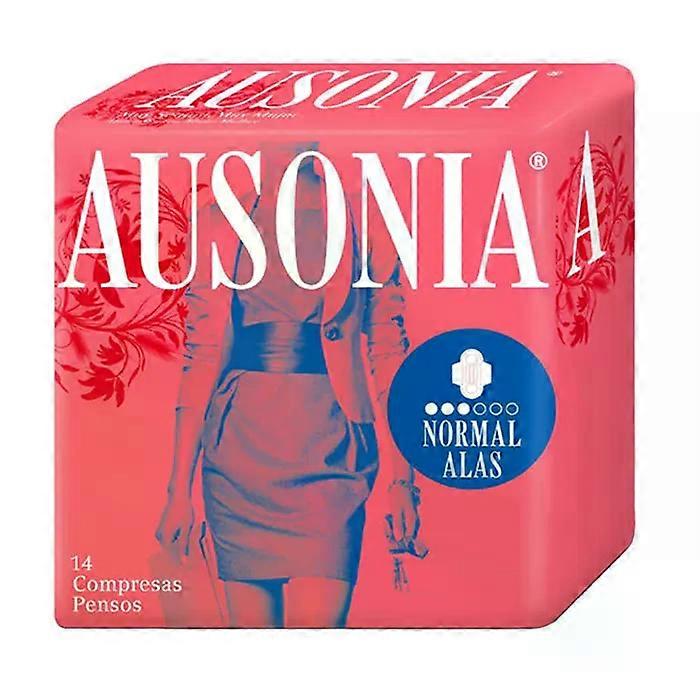 Ausonia Normal Damenbinden mit Flügeln, 14 Stück