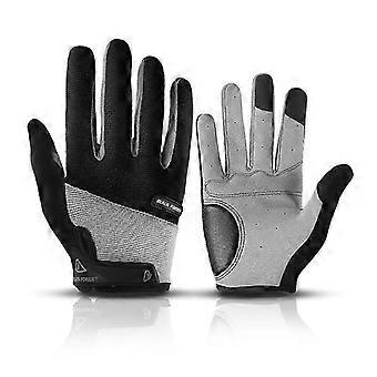 Winter Herbst Frauen Herren Fahrradhandschuhe Vollfinger mit GEL Pad Stoßfest MTB Bergwandern Fahrrad Fahrradhandschuhe