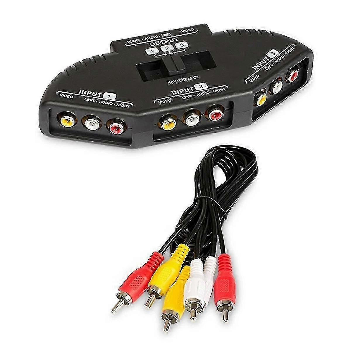 Lightweight 3-Port AV Switch