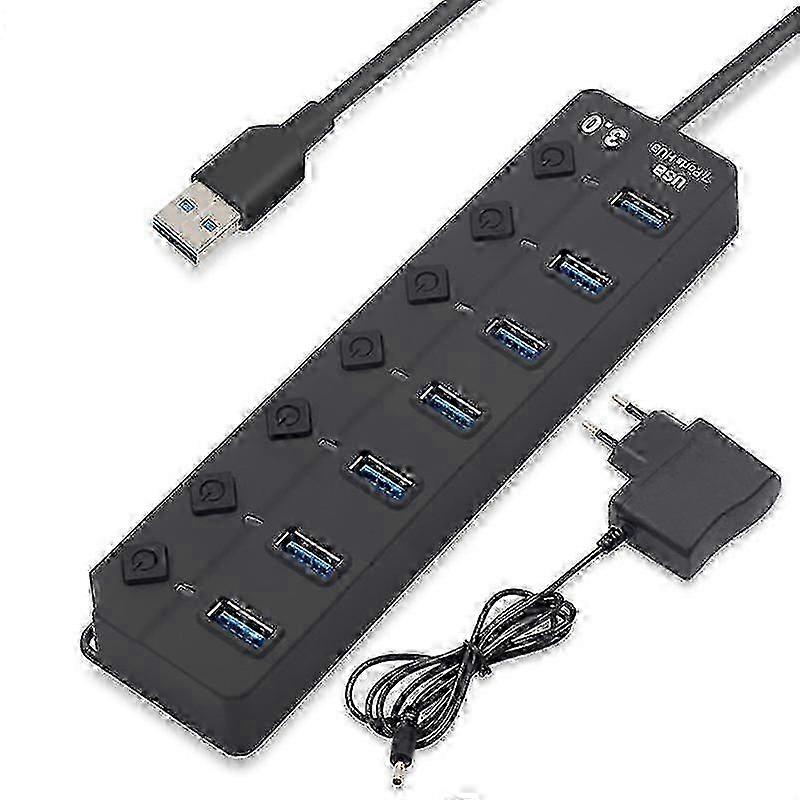 Powered 7-Port USB 3.0 Hub