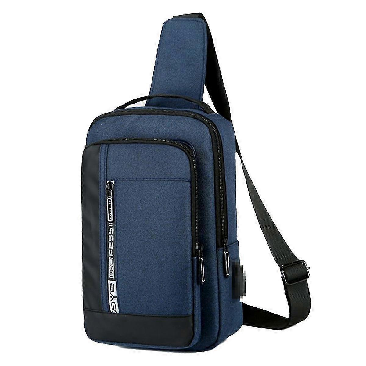 Waterproof USB Charging Sling Bag