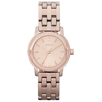 Dkny tompkins Women's Analog Quartz Watch with Stainless Steel Bracelet Gold Plated NY8490