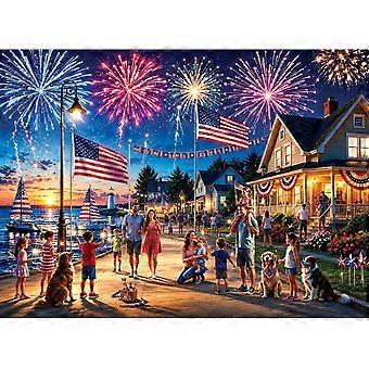 Colorful Fireworks Celebrating Advanced Challenge Puzzle JI-656