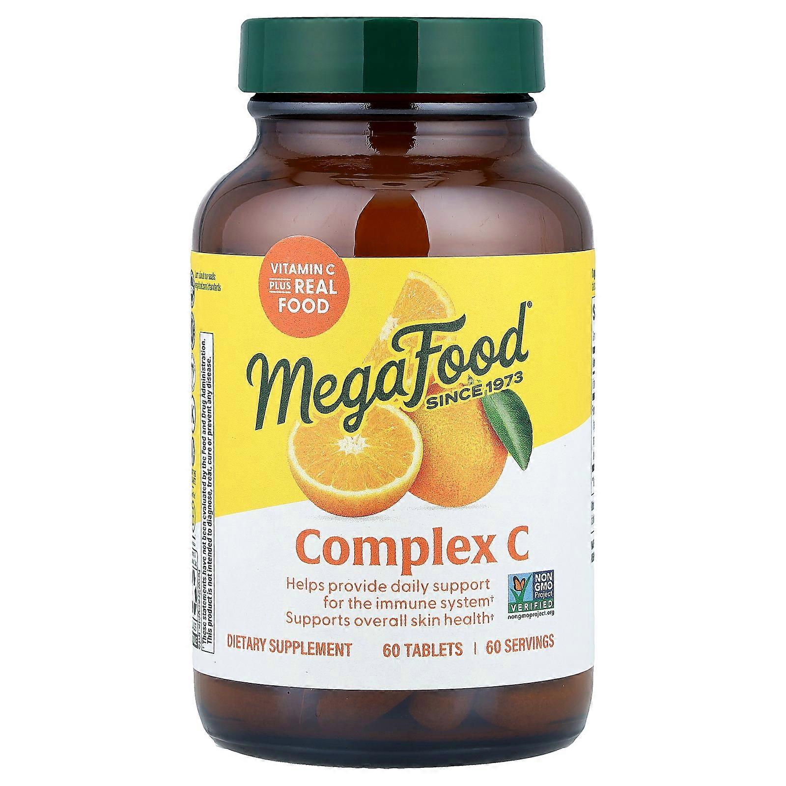 MegaFood, Complex C, 60 Tablets