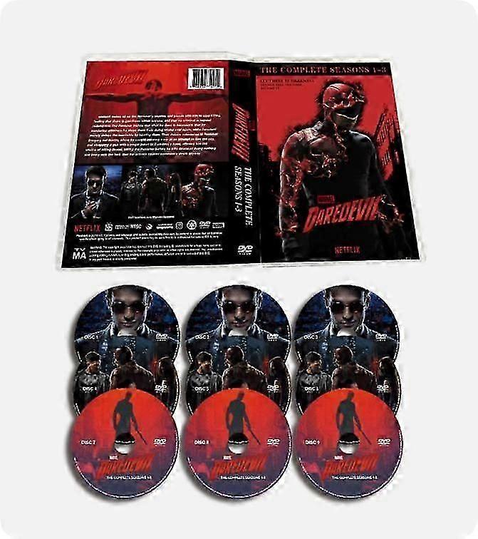 Daredevil, saisons complètes 1 à 3, 9 DVD, version anglaise.