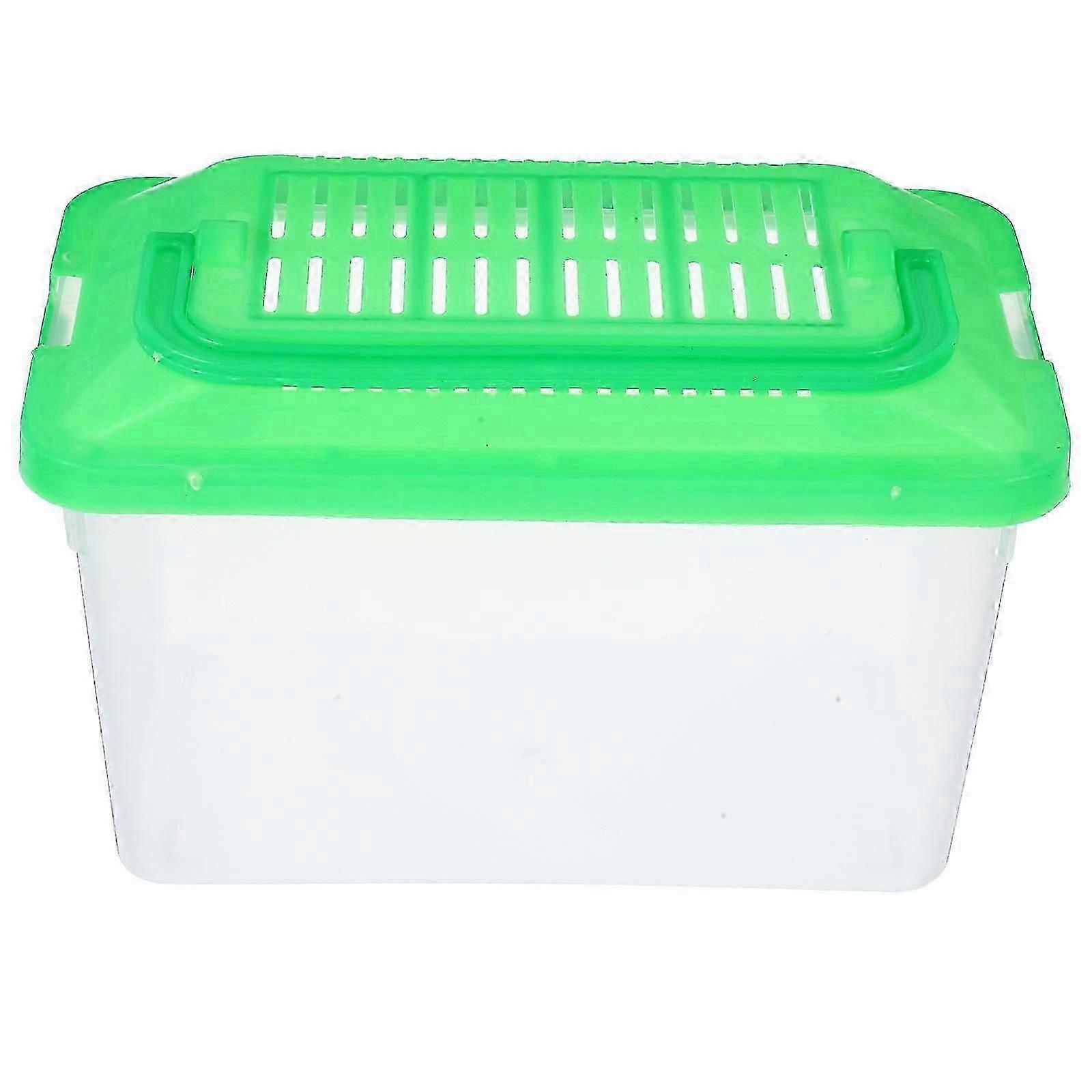 Pet Transport Box Transparent Plastic Turtle Nest for Storage