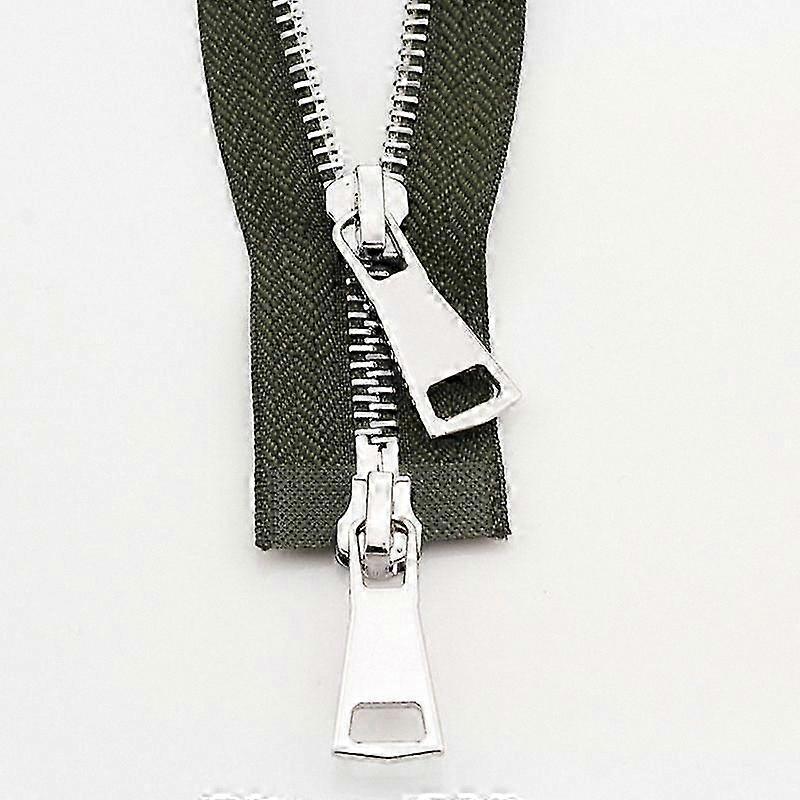 Open-Ended Double Slider Zipper