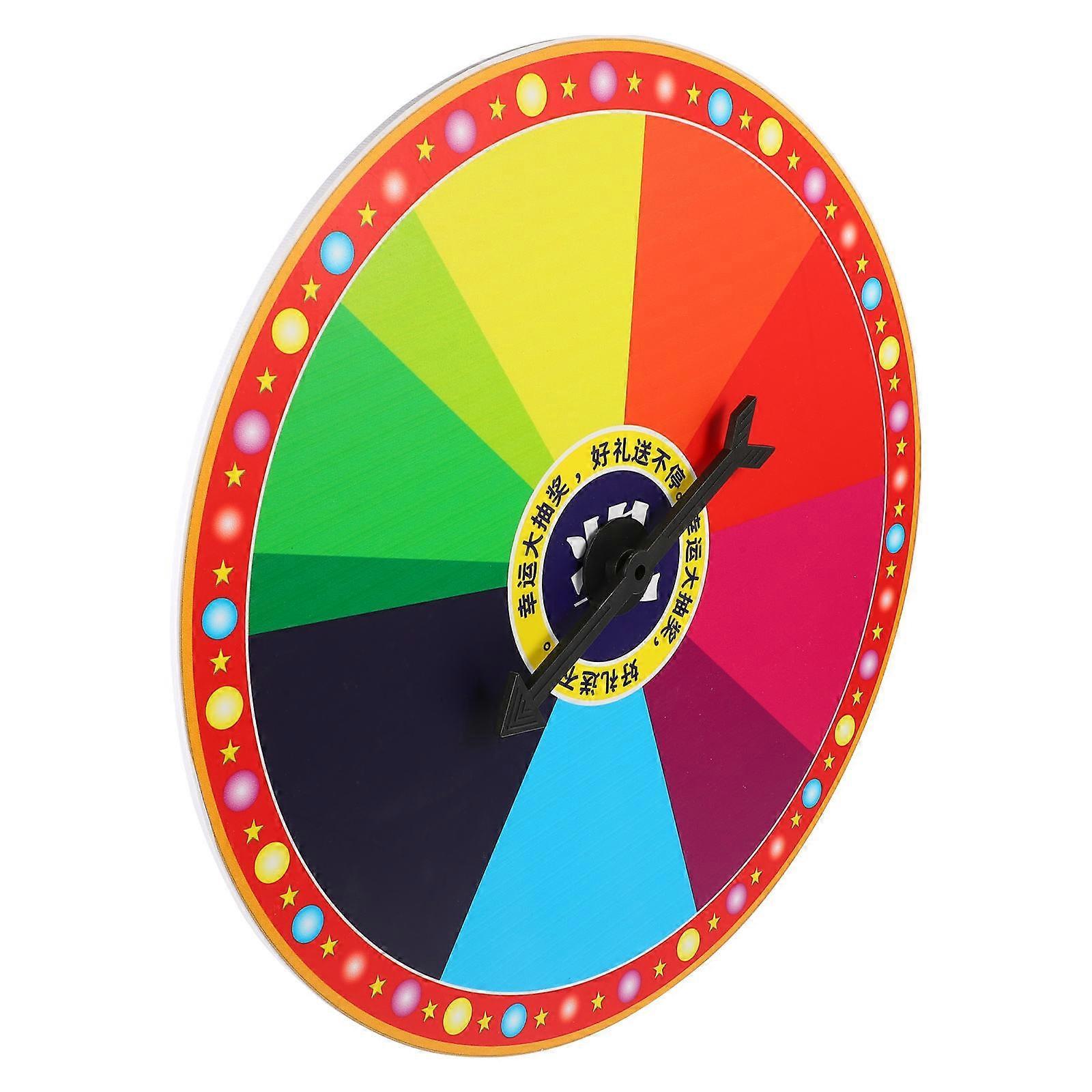 Hanging Prize Wheel Rotatable Teaching Tool compatible with Educational Activities Simple And Practical 1Set