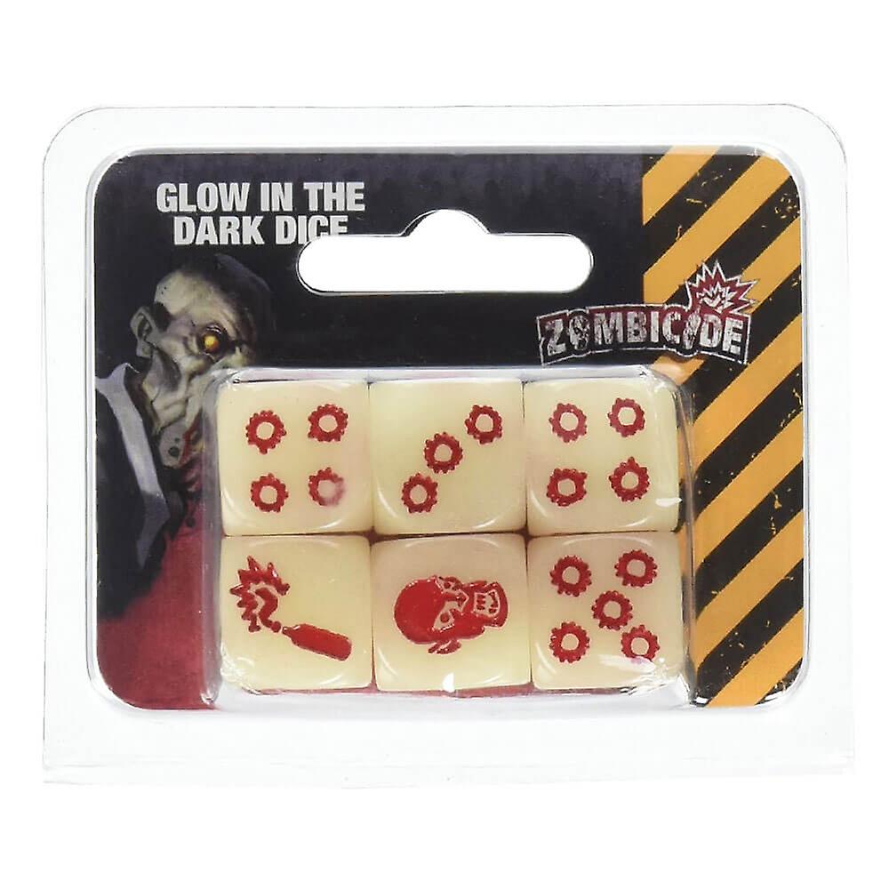 come on Zombicide 夜光塑料骰子 6 件 28mm 官方授权