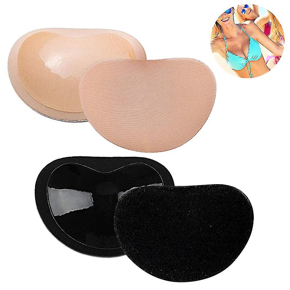 2 Pairs Silicone Bra Inserts Self-adhesive Bra Pads Inserts