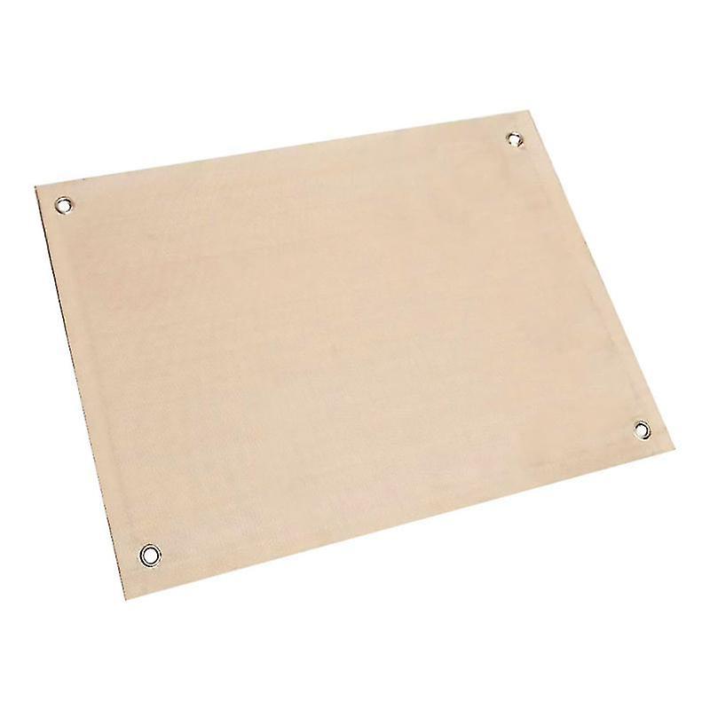 60X80cm Khaki Rug Pads Outdoor Camping Fireproof Mat Barbecue Premium Fireproof Blanket Camping Supp