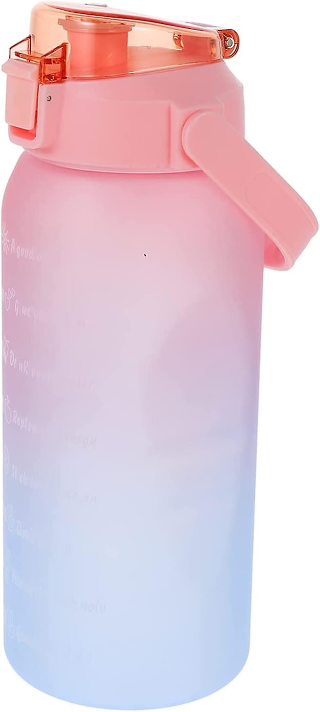 Plastikwasserflasche Saftflasche Weithals Flasche (lila)