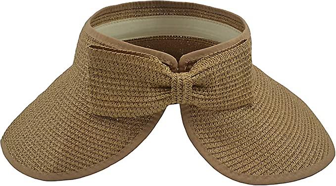 Women's foldable summer hat with foldable wide brim sun visor