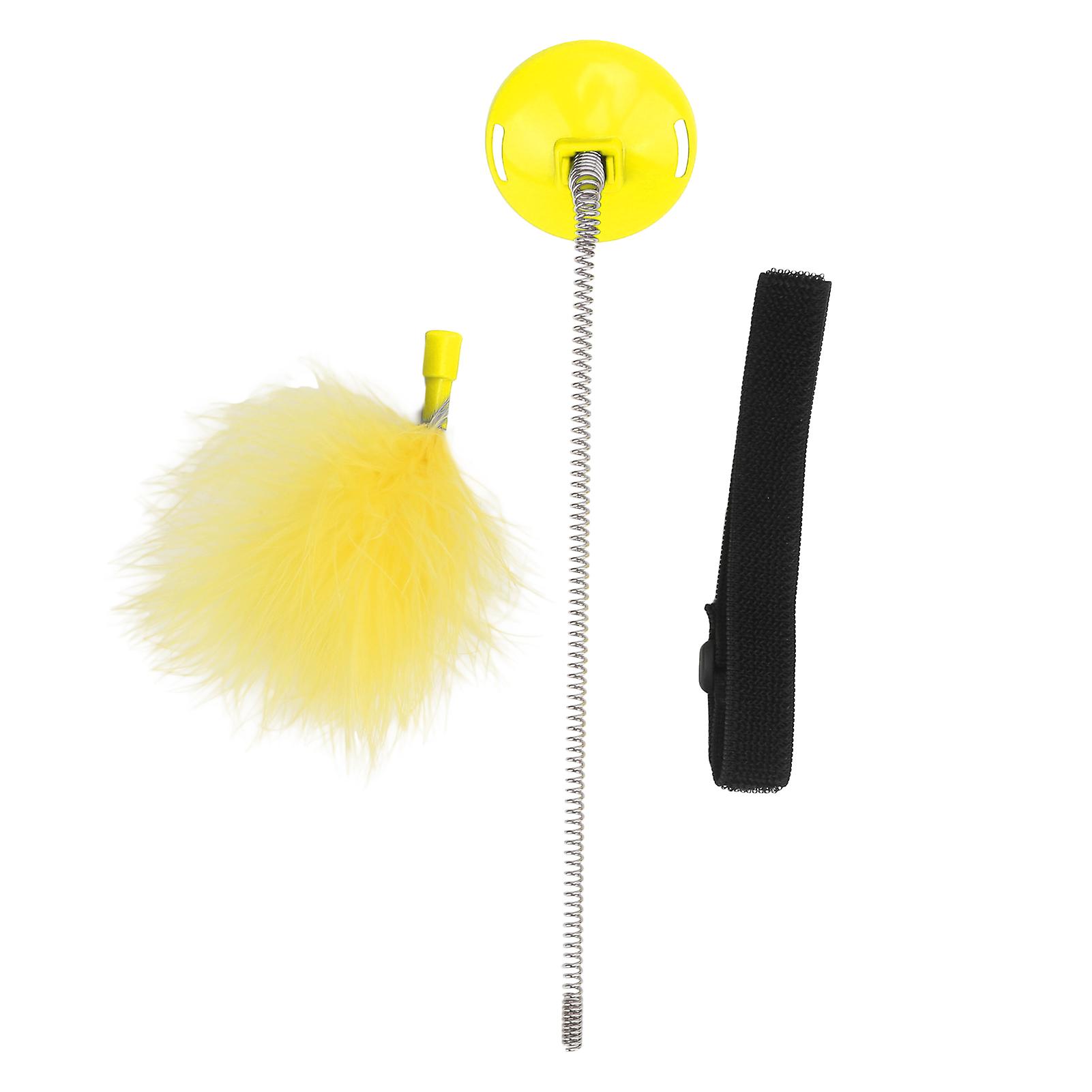 Collar Cat Teaser Feather Collar Cat Toys with Self Excited Neck Interactive Teaser