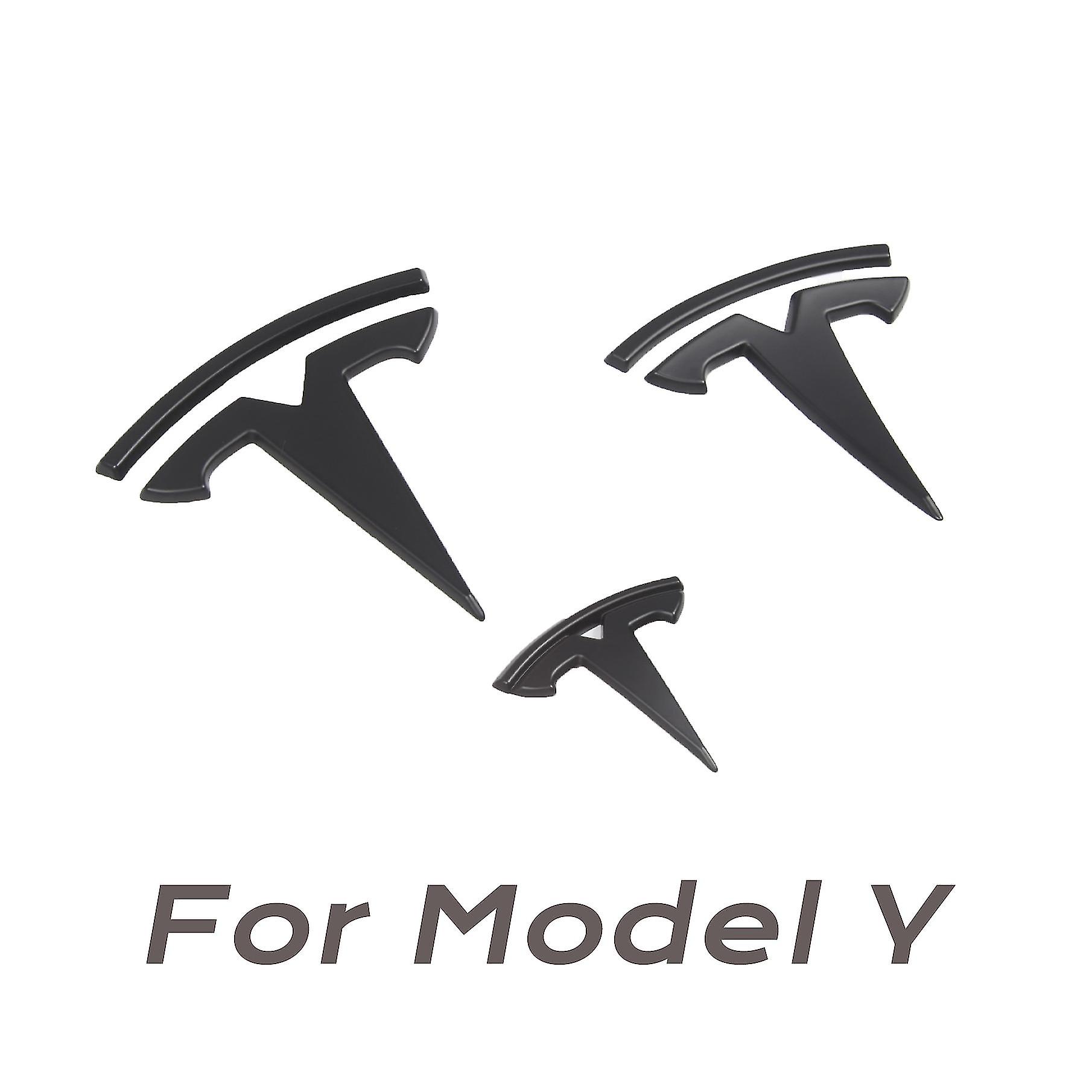 Tesla Stikers For Y 2022 2023 3pcs Trunk Styling E Paste Car Accessories Auto Tools