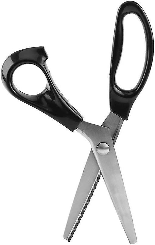 Round Triangular Scissors Pinking Shears Stainless Steel Sewing Scissors Professional Tailor Scissors (7mm)