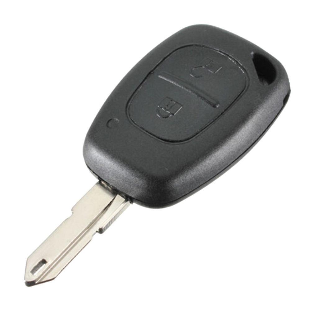 2 Button Remote Key Shell Case Fob for     Vivaro Master Kangoo