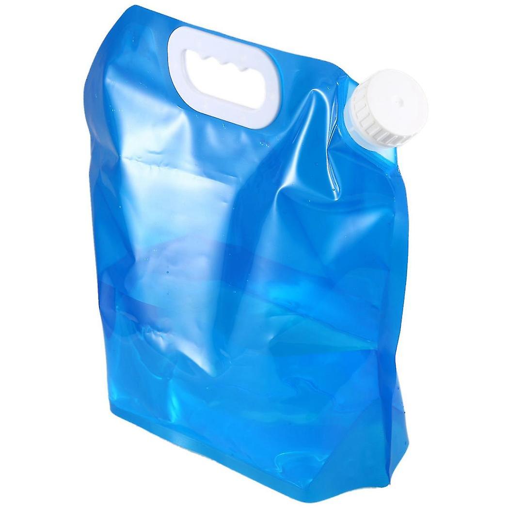 2x Foldable Water Can 5 Liter Blue