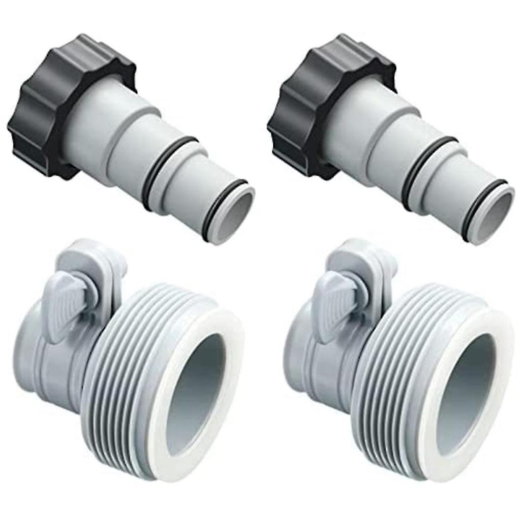 Replacement Hose Drain Plug Connector Adapter A W/collar&b Kit Pool Drain Adapter,converts 1.25 To
