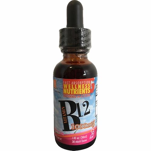 L. A .Naturals Vitamin B12 Cyano,1000 mcg ,1 Oz (Pack of 3)