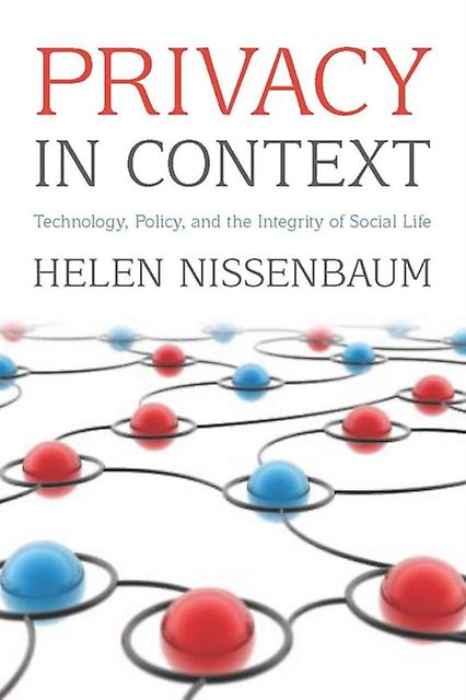 Privacy In Context by Helen Nissenbaum Paperback Book