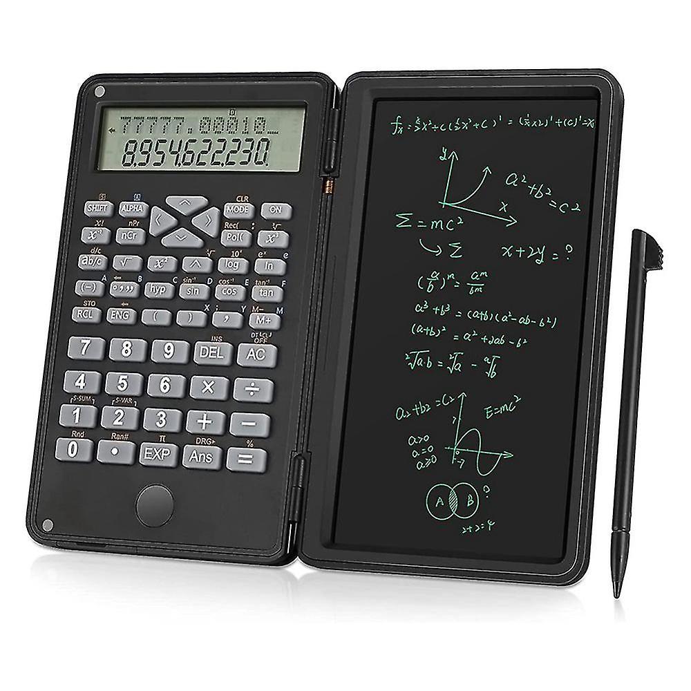 Scientific Calculators, 12-digit, Foldable Financial Calculator, Lcd Display Desk Calculator For School Office C