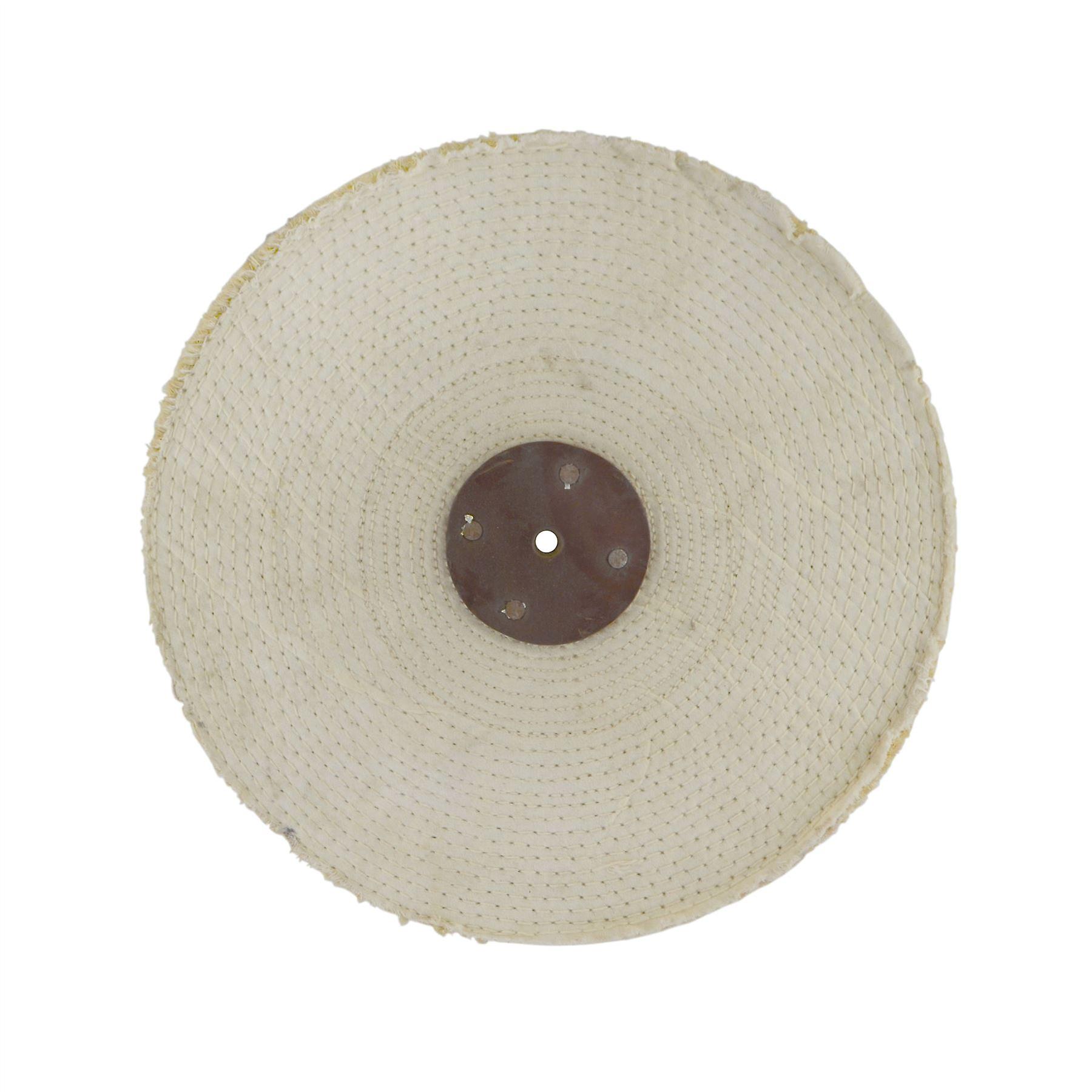 Coarse Sisal Fast Cut Buffing Polishing Mop 12" x 2" 4 Section 1st Stage Metal