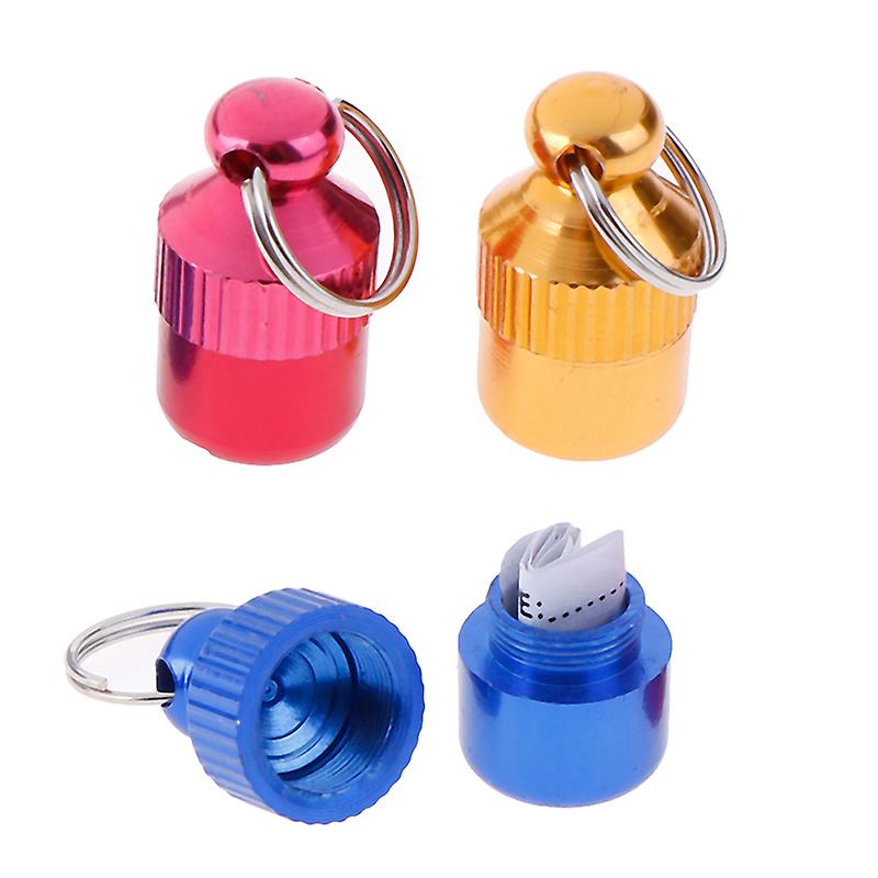 Anti-lost Pet Dog Cat Id Name Address Mini Label Tag Storage Barrel Tube Random
