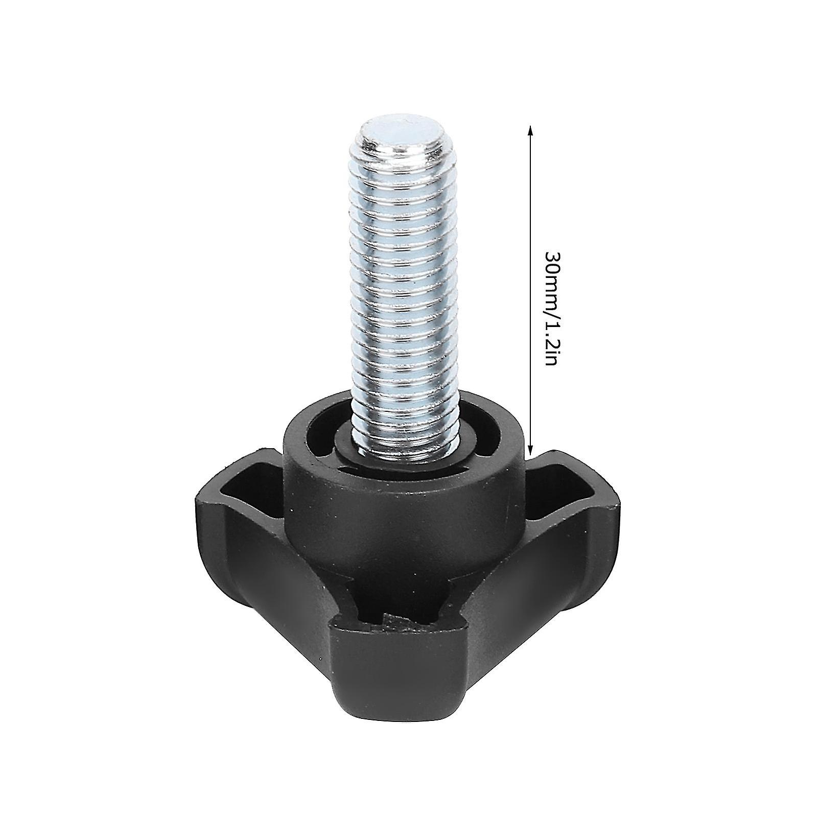 5pcs M10 30mm Plastic Triangular Head Handle Screw Knob Set