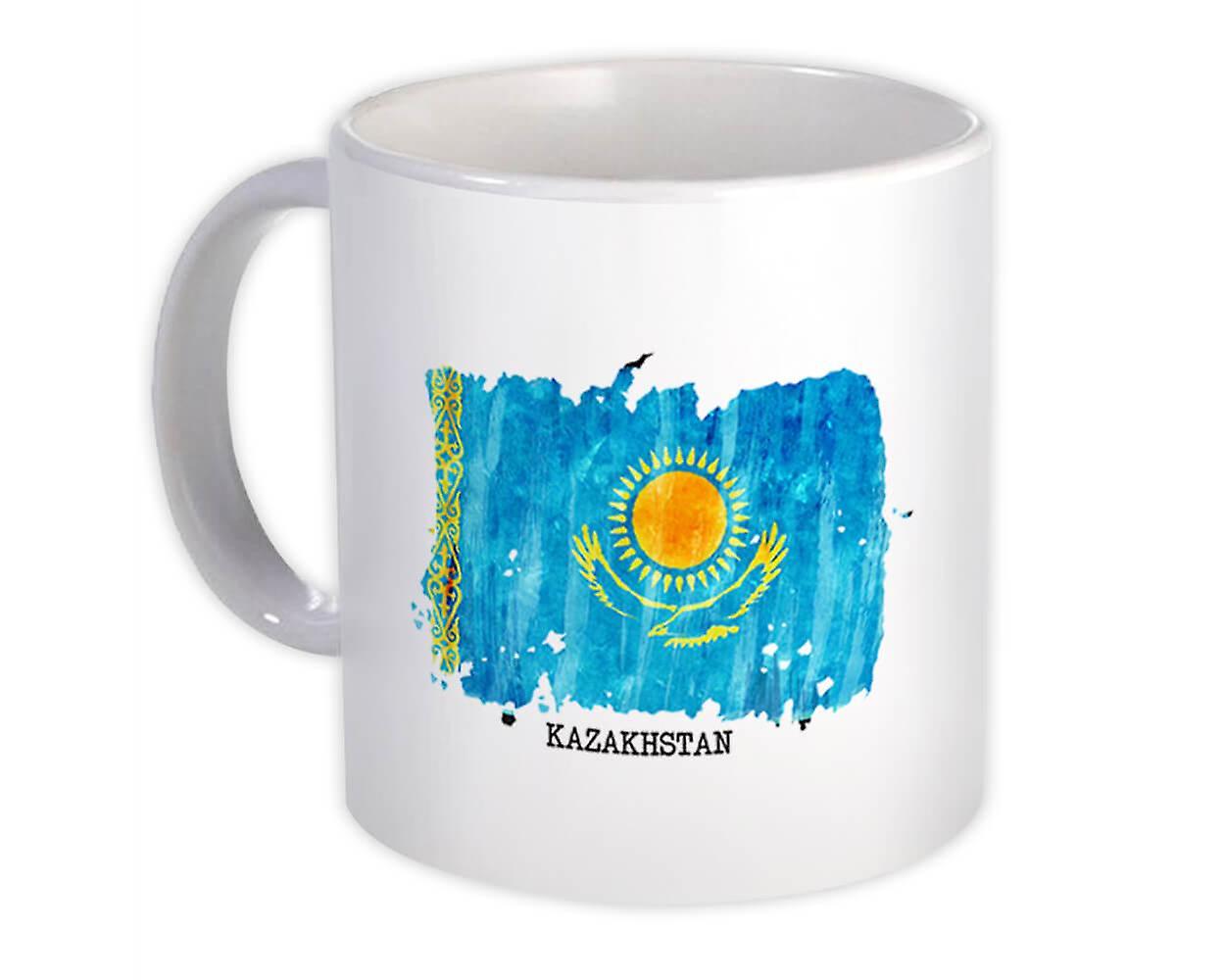 Gift Mug: Kazakhstan Flag Asia