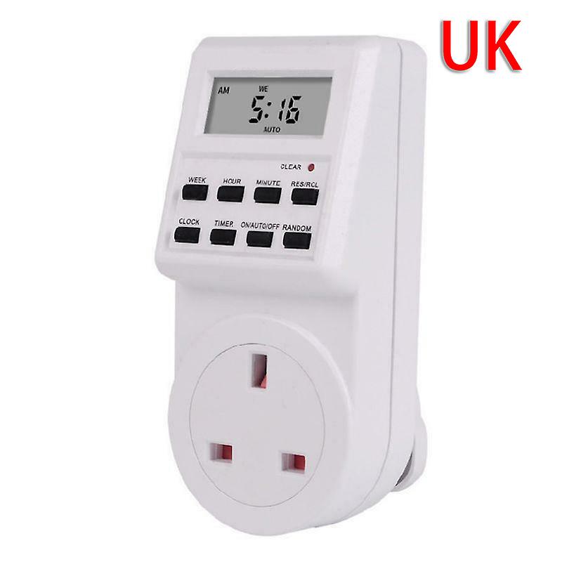 AU/BR/EU/FR/UK/US Plug Switch Timer Socket Controller Digital Programmable
