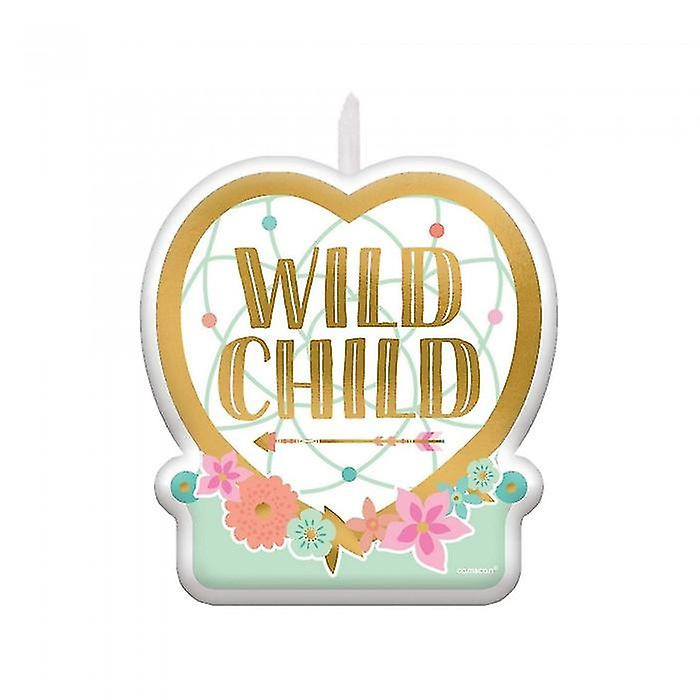 Amscan Wild Child Boho födelsedagsstearinljus